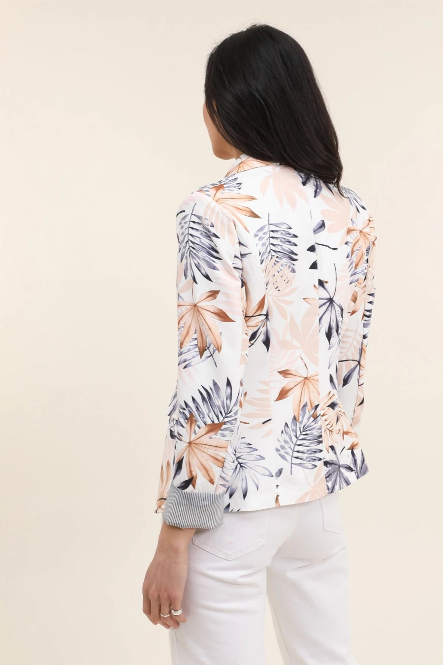 Blazer femme fleuri – Élégance bohème et chic