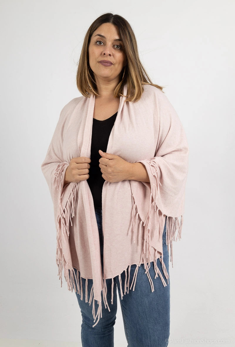 Poncho à Frange
